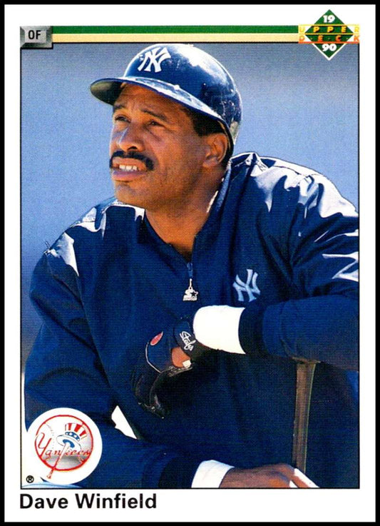 1990 Upper Deck Baseball #337 Dave Winfield UER  New York Yankees  Image 1