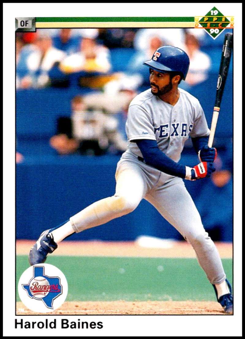 1990 Upper Deck Baseball #353 Harold Baines Texas Rangers Image 1