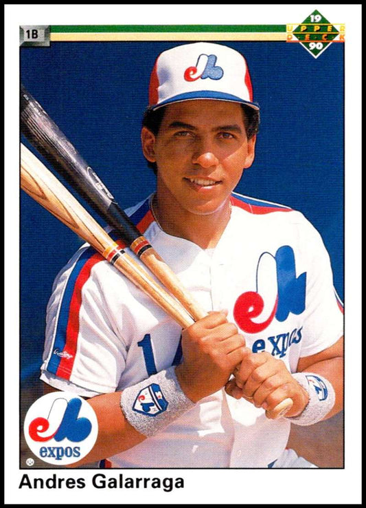 1990 Upper Deck Baseball #356 Andres Galarraga  Montreal Expos  Image 1