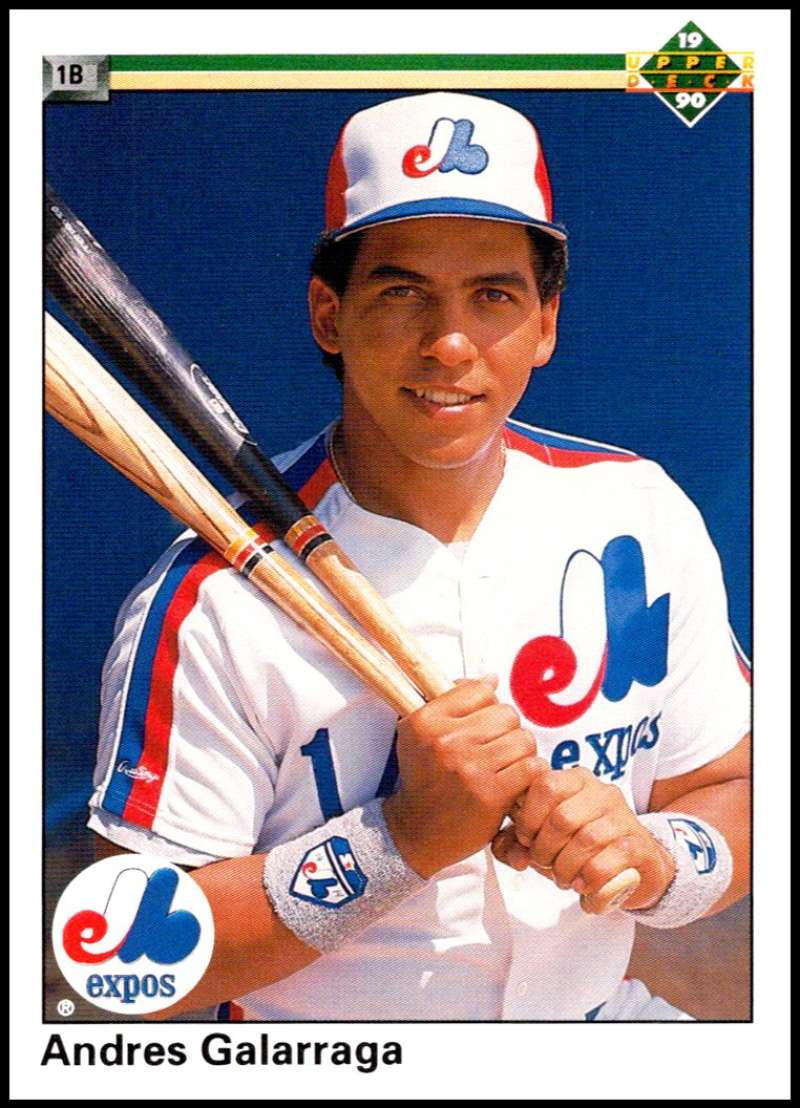 1990 Upper Deck Baseball #356 Andres Galarraga Montreal Expos Image 1