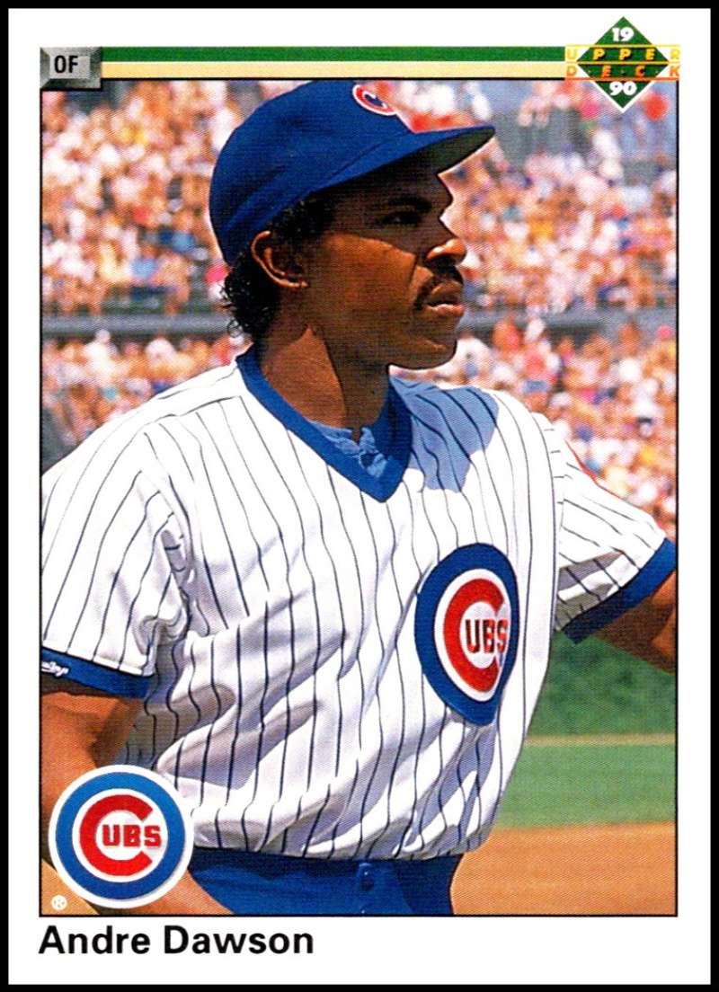 1990 Upper Deck Baseball #357 Andre Dawson Chicago Cubs Image 1
