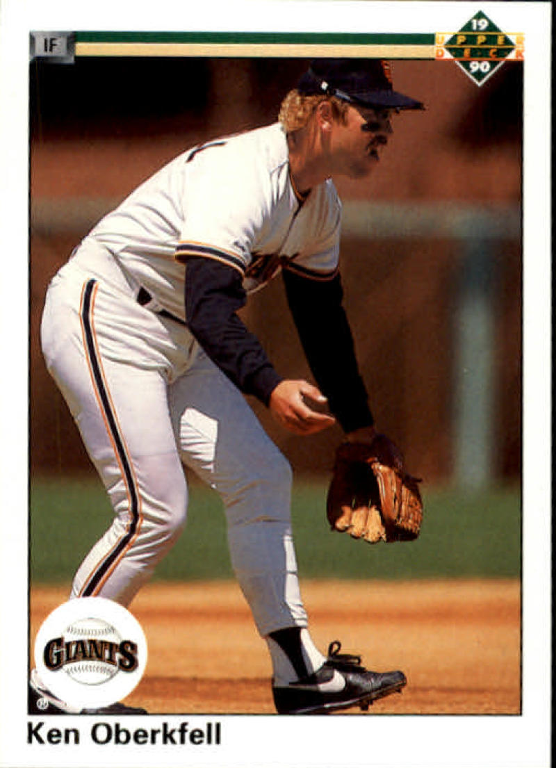 1990 Upper Deck Baseball #360 Ken Oberkfell San Francisco Giants Image 1