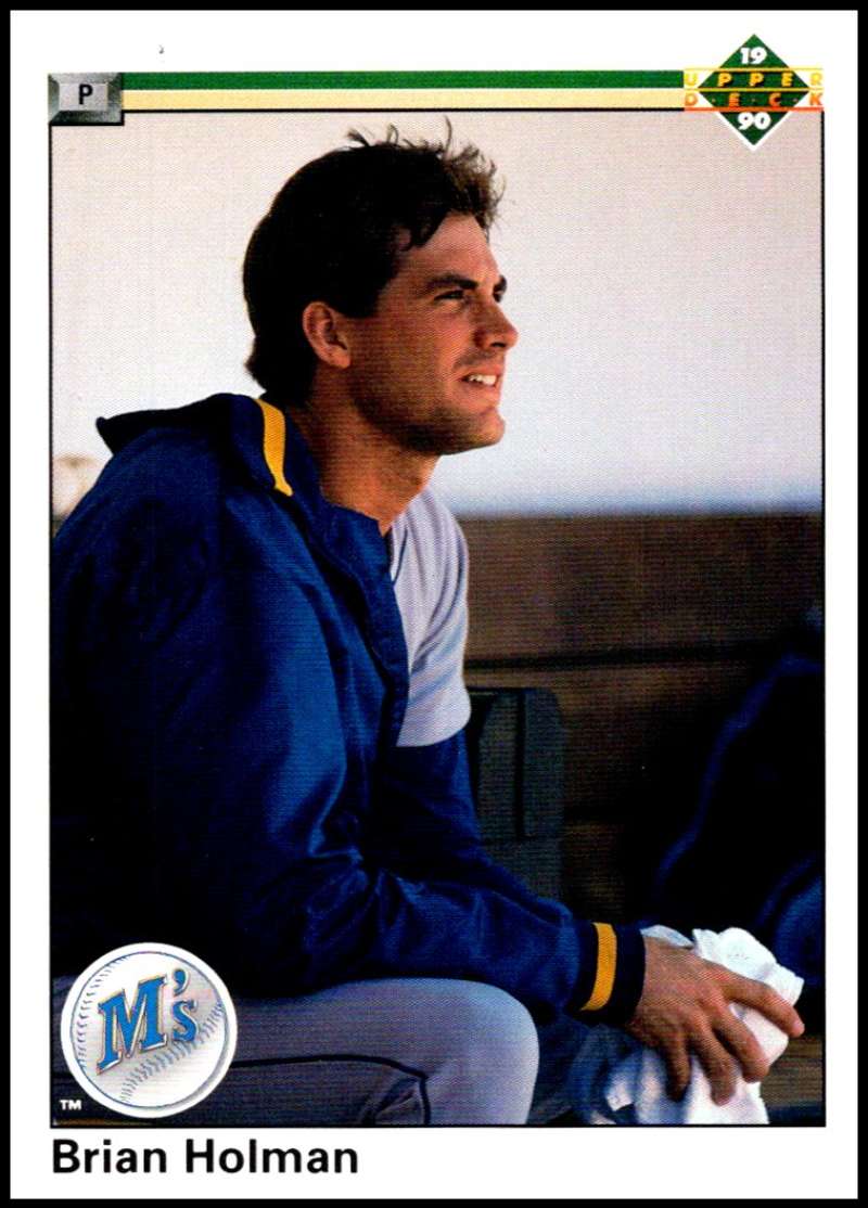 1990 Upper Deck Baseball #362 Brian Holman Seattle Mariners Image 1