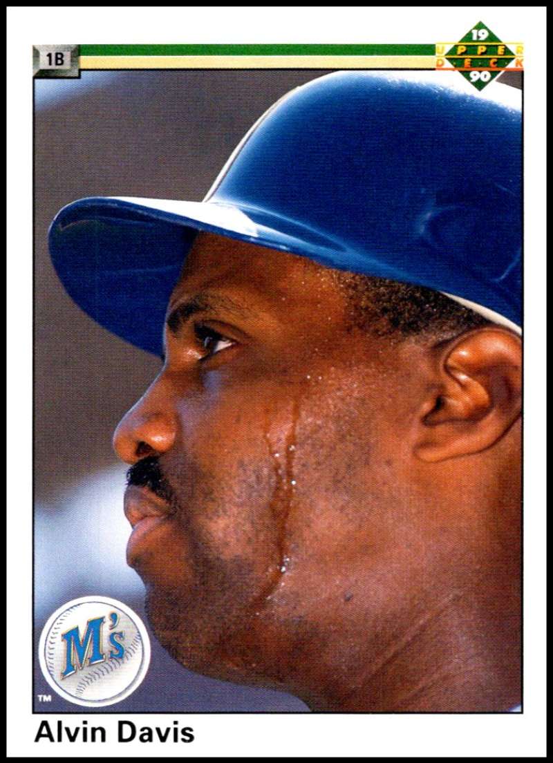 1990 Upper Deck Baseball #364 Alvin Davis Seattle Mariners Image 1