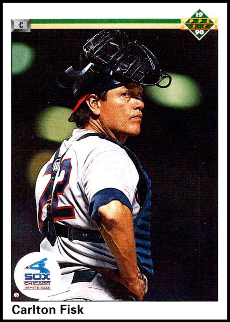 1990 Upper Deck Baseball #367 Carlton Fisk Chicago White Sox Image 1