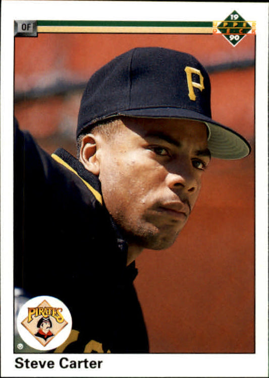 1990 Upper Deck Baseball #368 Steve Carter UER  Pittsburgh Pirates  Image 1