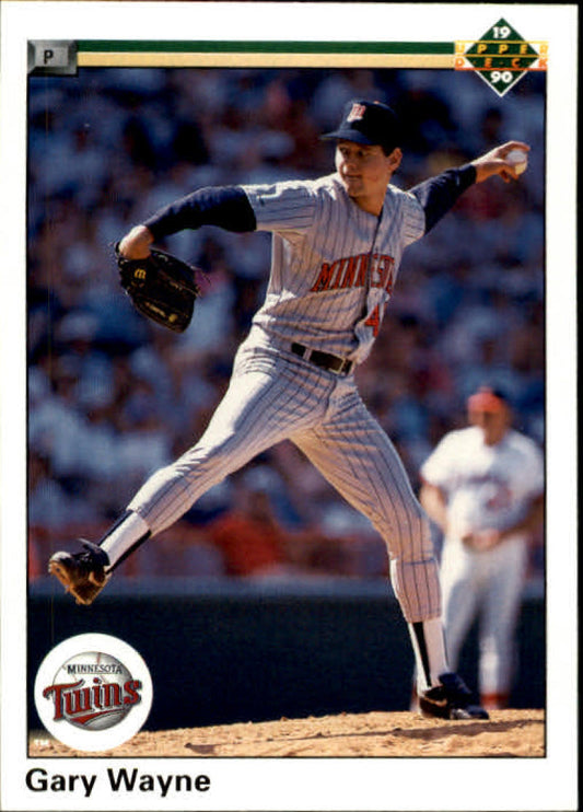 1990 Upper Deck Baseball #372 Gary Wayne  Minnesota Twins  Image 1