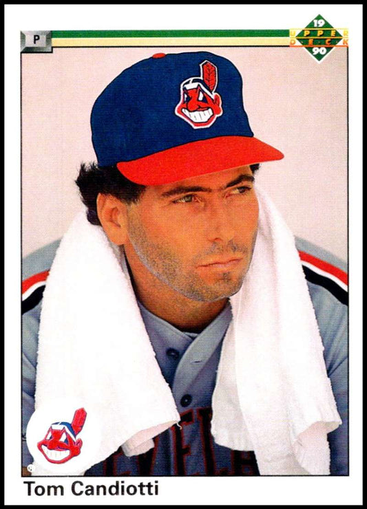 1990 Upper Deck Baseball #388 Tom Candiotti  Cleveland Indians  Image 1