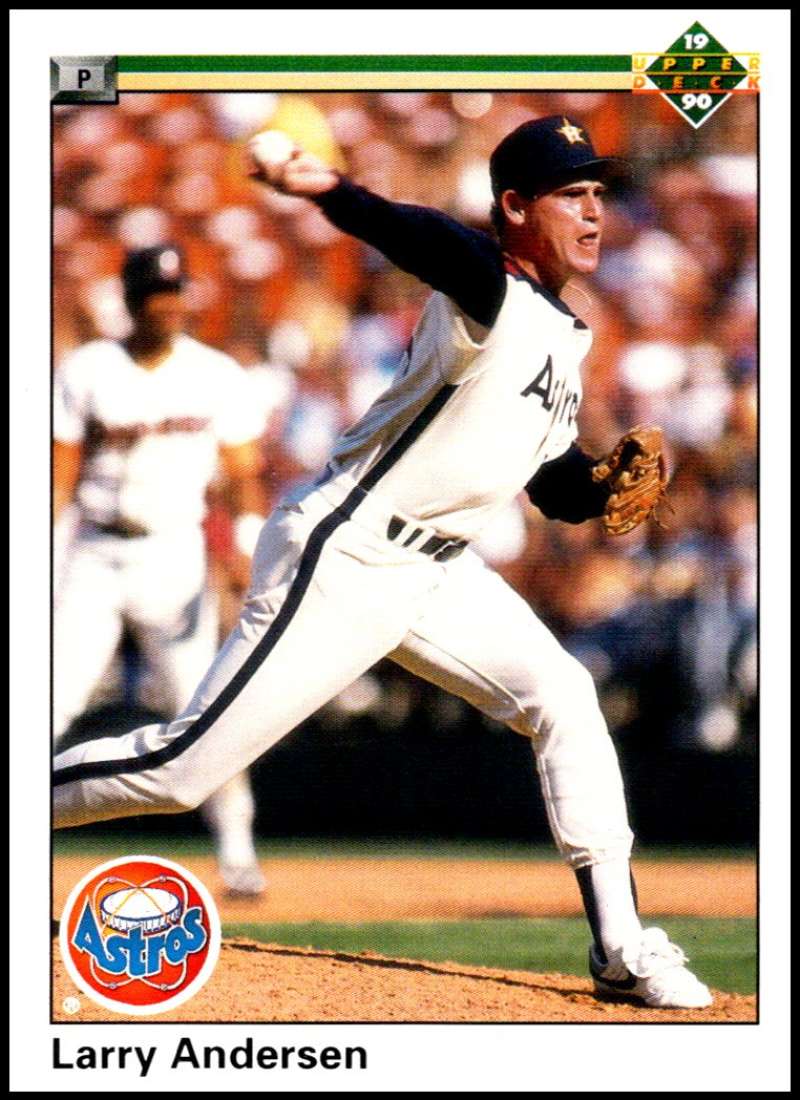 1990 Upper Deck Baseball #407 Larry Andersen Houston Astros Image 1