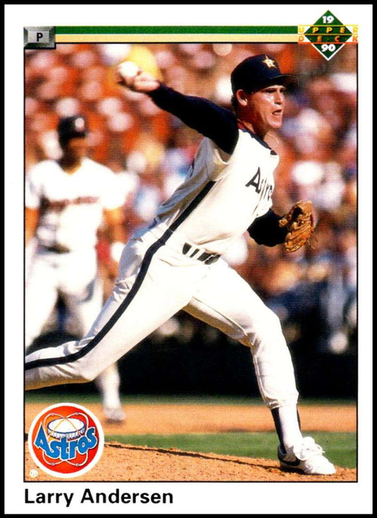 1990 Upper Deck Baseball #407 Larry Andersen  Houston Astros  Image 1