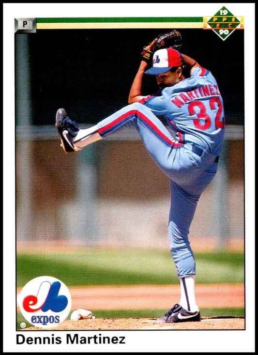 1990 Upper Deck Baseball #413 Dennis Martinez  Montreal Expos  Image 1