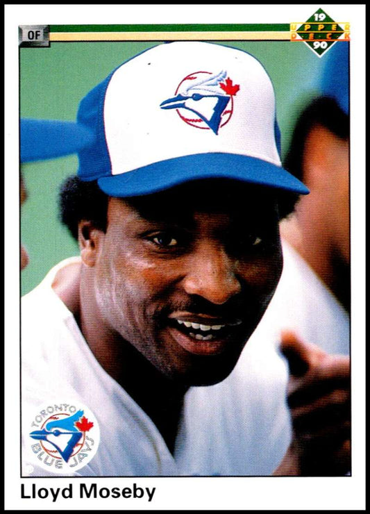 1990 Upper Deck Baseball #421 Lloyd Moseby  Toronto Blue Jays  Image 1