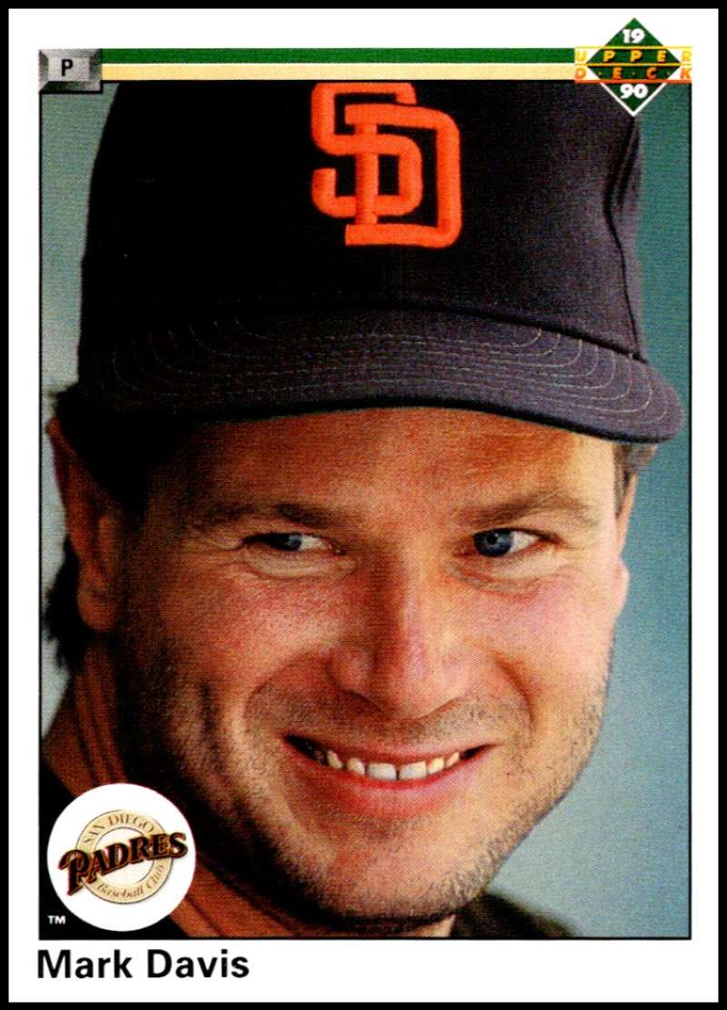 1990 Upper Deck Baseball #431 Mark Davis San Diego Padres Image 1