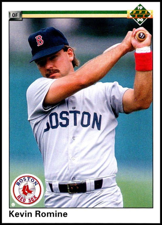 1990 Upper Deck Baseball #441 Kevin Romine  Boston Red Sox  Image 1
