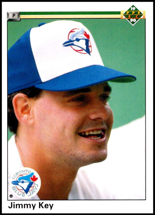 1990 Upper Deck Baseball #462 Jimmy Key  Toronto Blue Jays  Image 1