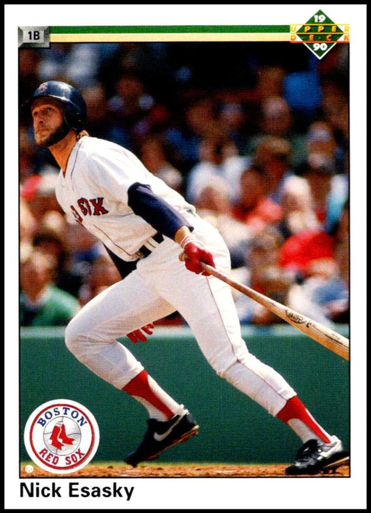 1990 Upper Deck Baseball #463 Nick Esasky  Boston Red Sox  Image 1