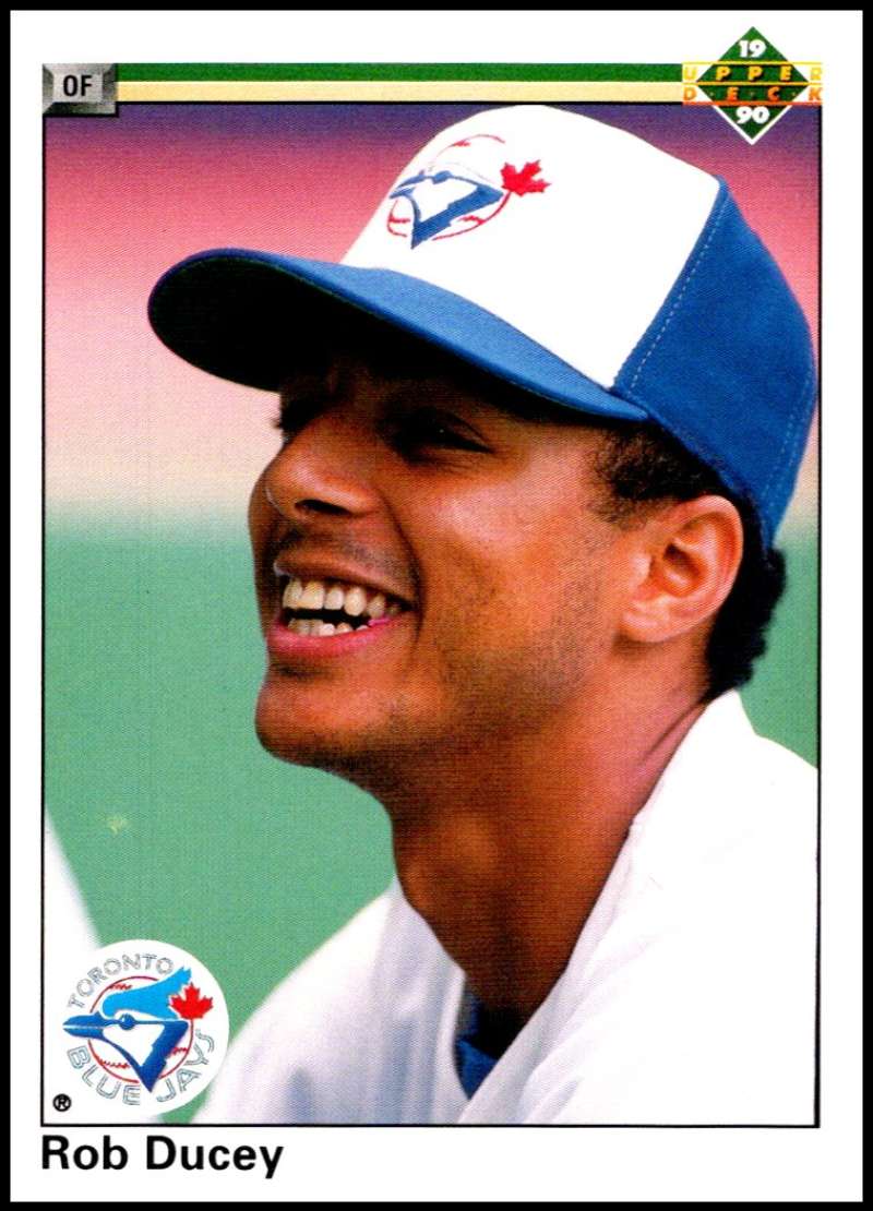 1990 Upper Deck Baseball #464 Rob Ducey Toronto Blue Jays Image 1