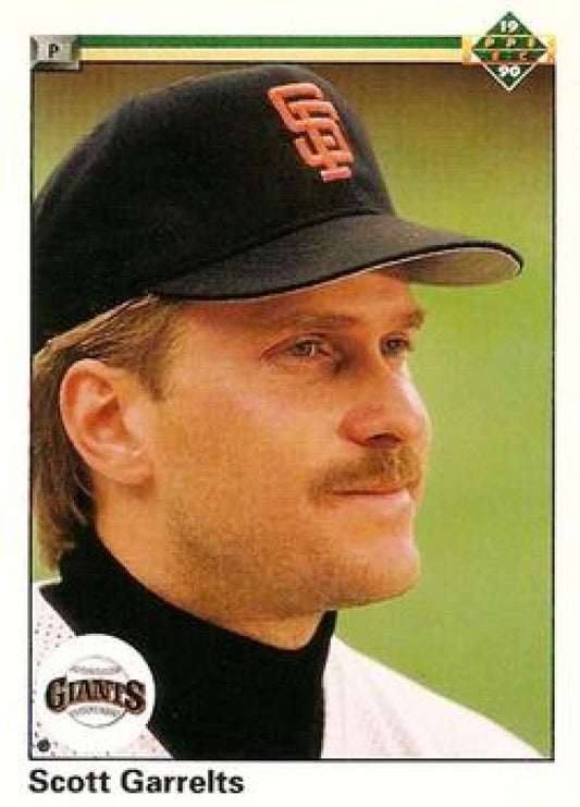 1990 Upper Deck Baseball #478 Scott Garrelts ERR  San Francisco Giants  Image 1