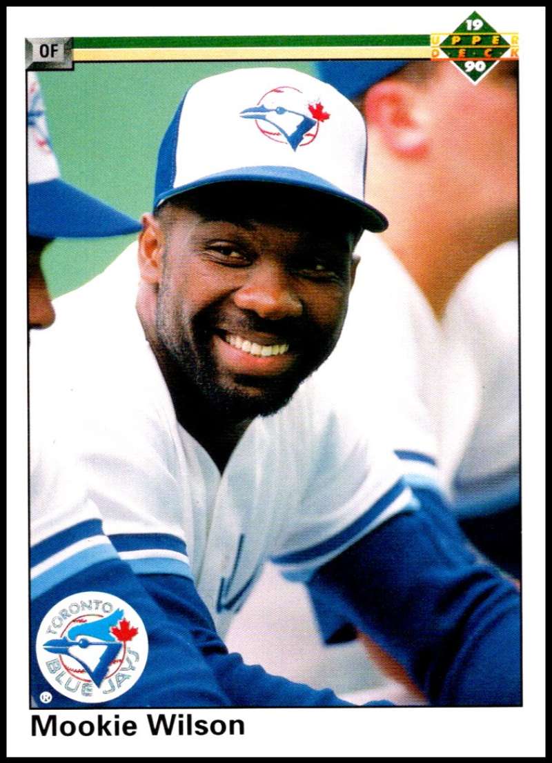 1990 Upper Deck Baseball #481 Mookie Wilson Toronto Blue Jays Image 1