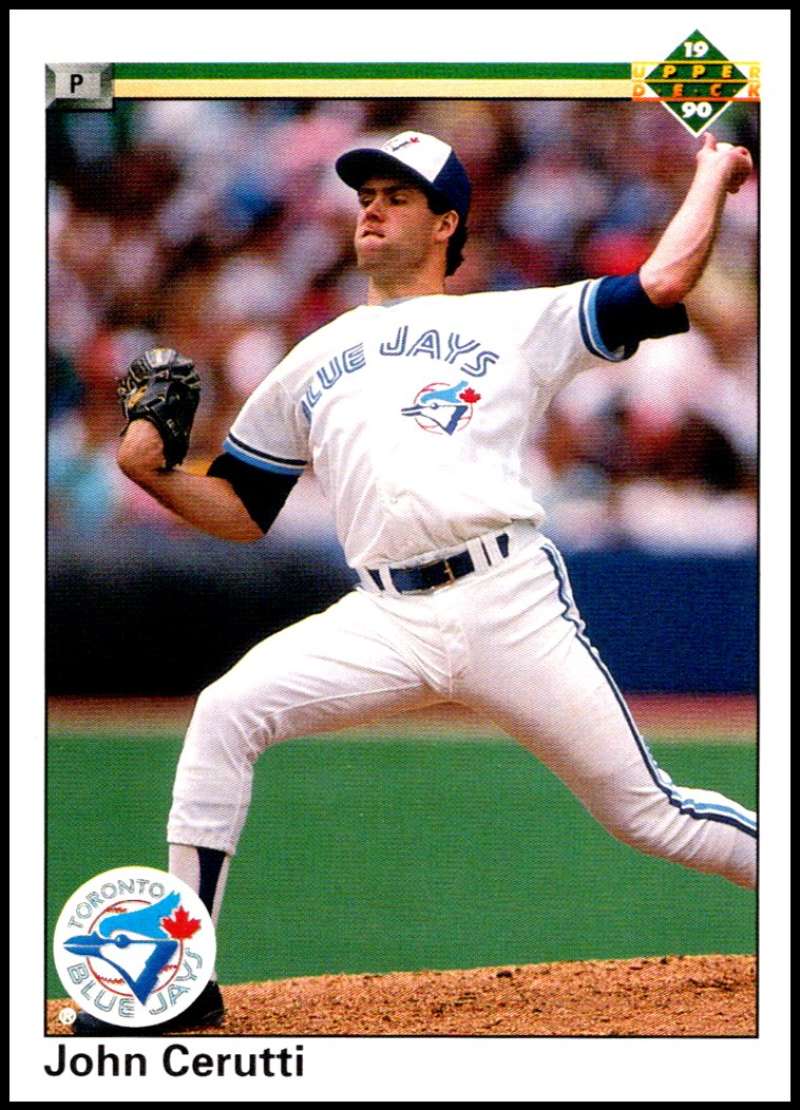 1990 Upper Deck Baseball #485 John Cerutti Toronto Blue Jays Image 1
