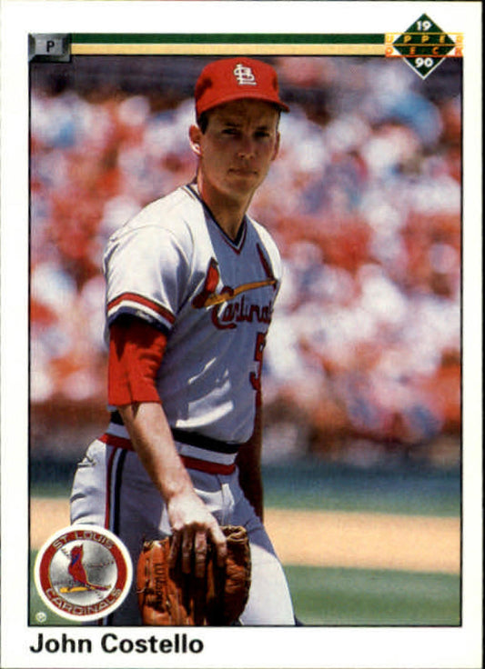 1990 Upper Deck Baseball #486 John Costello  St. Louis Cardinals  Image 1