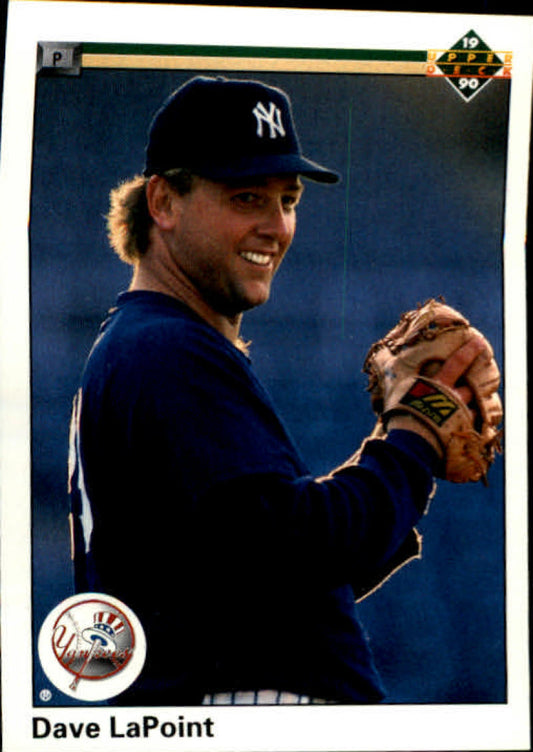 1990 Upper Deck Baseball #507 Dave LaPoint  New York Yankees  Image 1