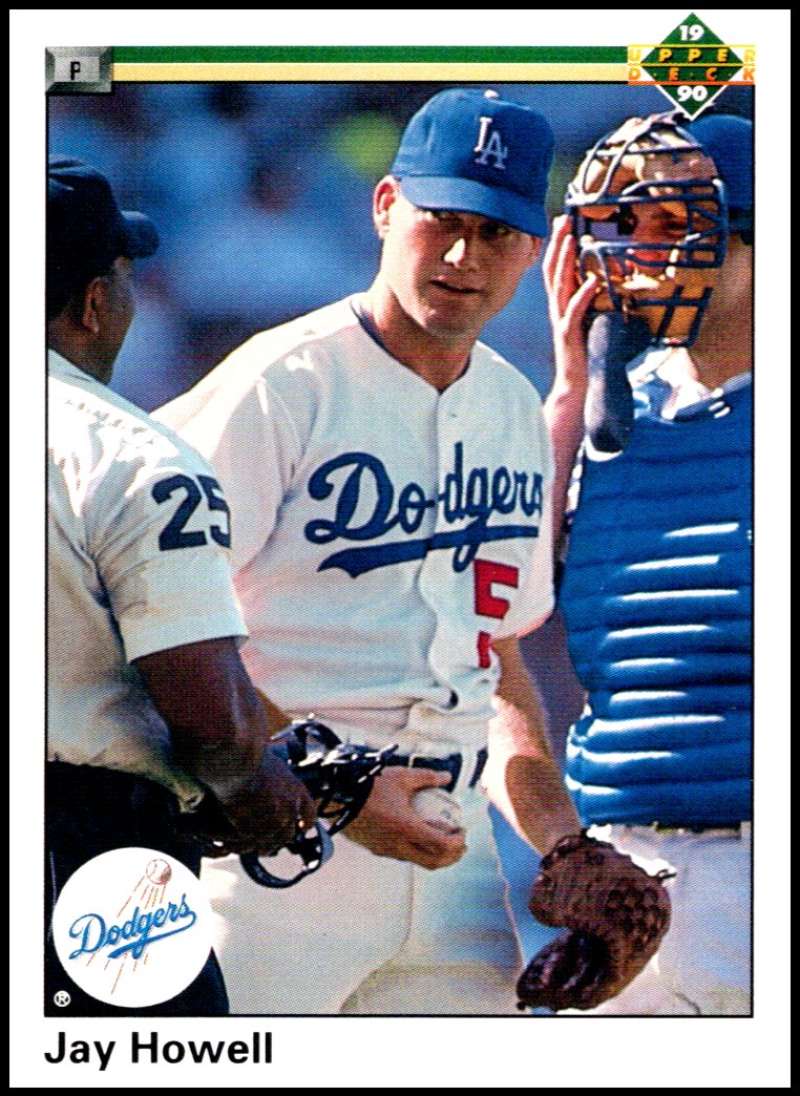 1990 Upper Deck Baseball #508 Jay Howell Los Angeles Dodgers Image 1