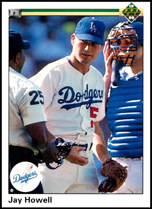 1990 Upper Deck Baseball #508 Jay Howell  Los Angeles Dodgers  Image 1
