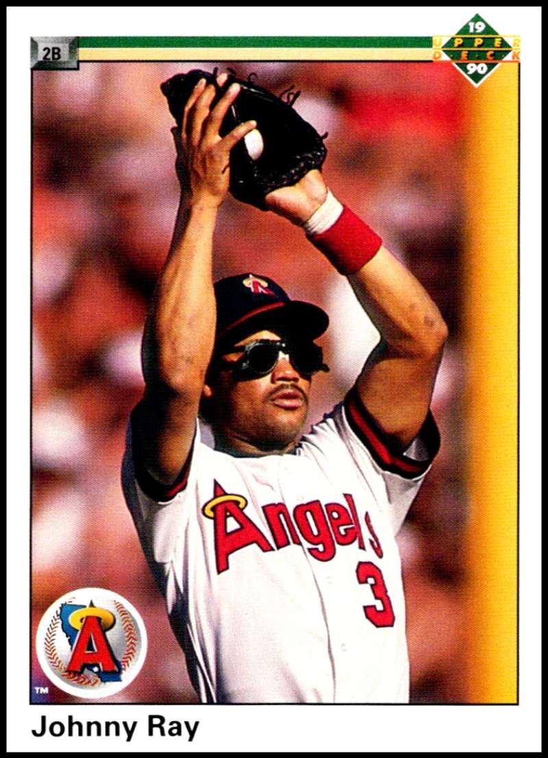 1990 Upper Deck Baseball #509 Johnny Ray California Angels Image 1