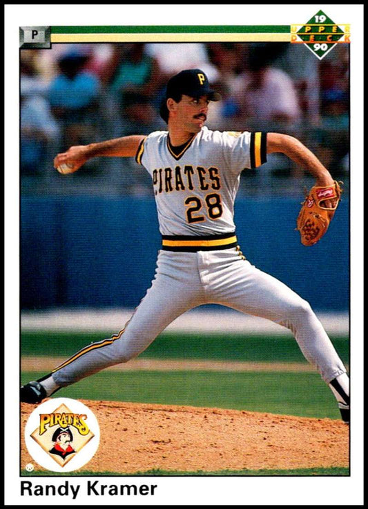 1990 Upper Deck Baseball #519 Randy Kramer UER  Pittsburgh Pirates  Image 1
