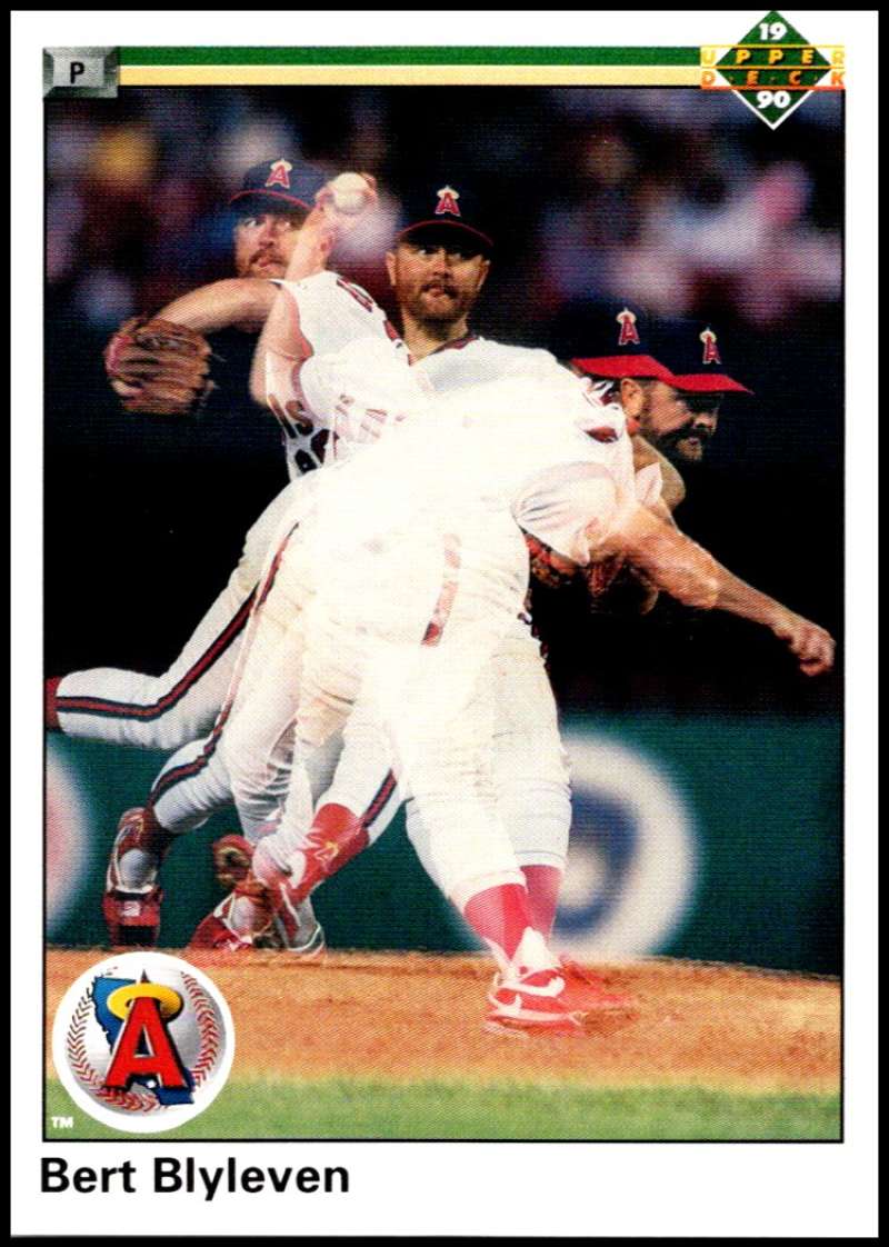 1990 Upper Deck Baseball #527 Bert Blyleven UER California Angels Image 1
