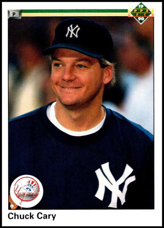 1990 Upper Deck Baseball #528 Chuck Cary  New York Yankees  Image 1