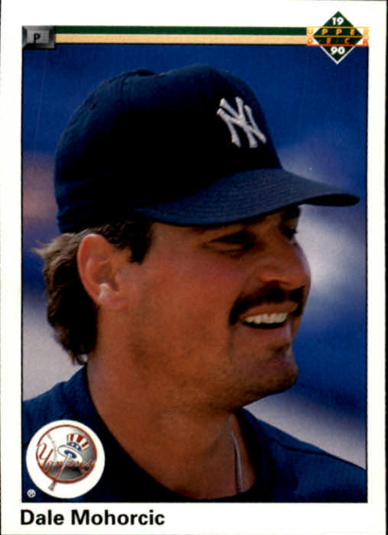 1990 Upper Deck Baseball #530 Dale Mohorcic New York Yankees Image 1