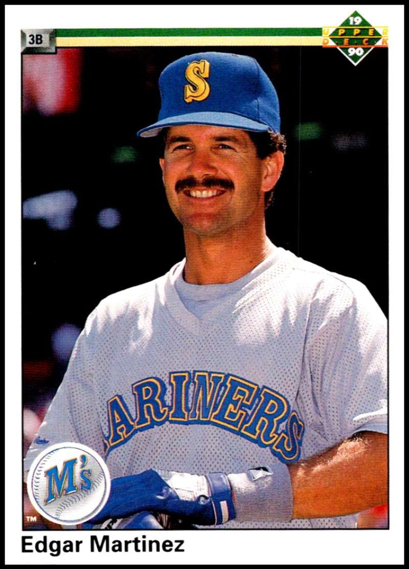 1990 Upper Deck Baseball #532 Edgar Martinez Seattle Mariners Image 1