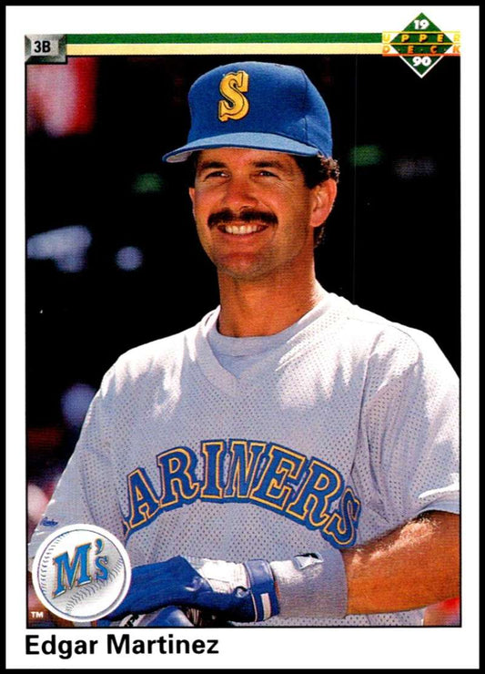 1990 Upper Deck Baseball #532 Edgar Martinez  Seattle Mariners  Image 1