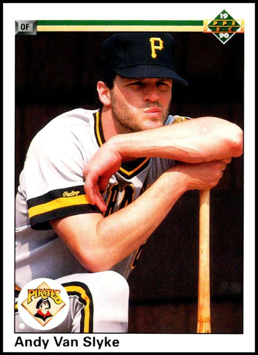 1990 Upper Deck Baseball #536 Andy Van Slyke  Pittsburgh Pirates  Image 1
