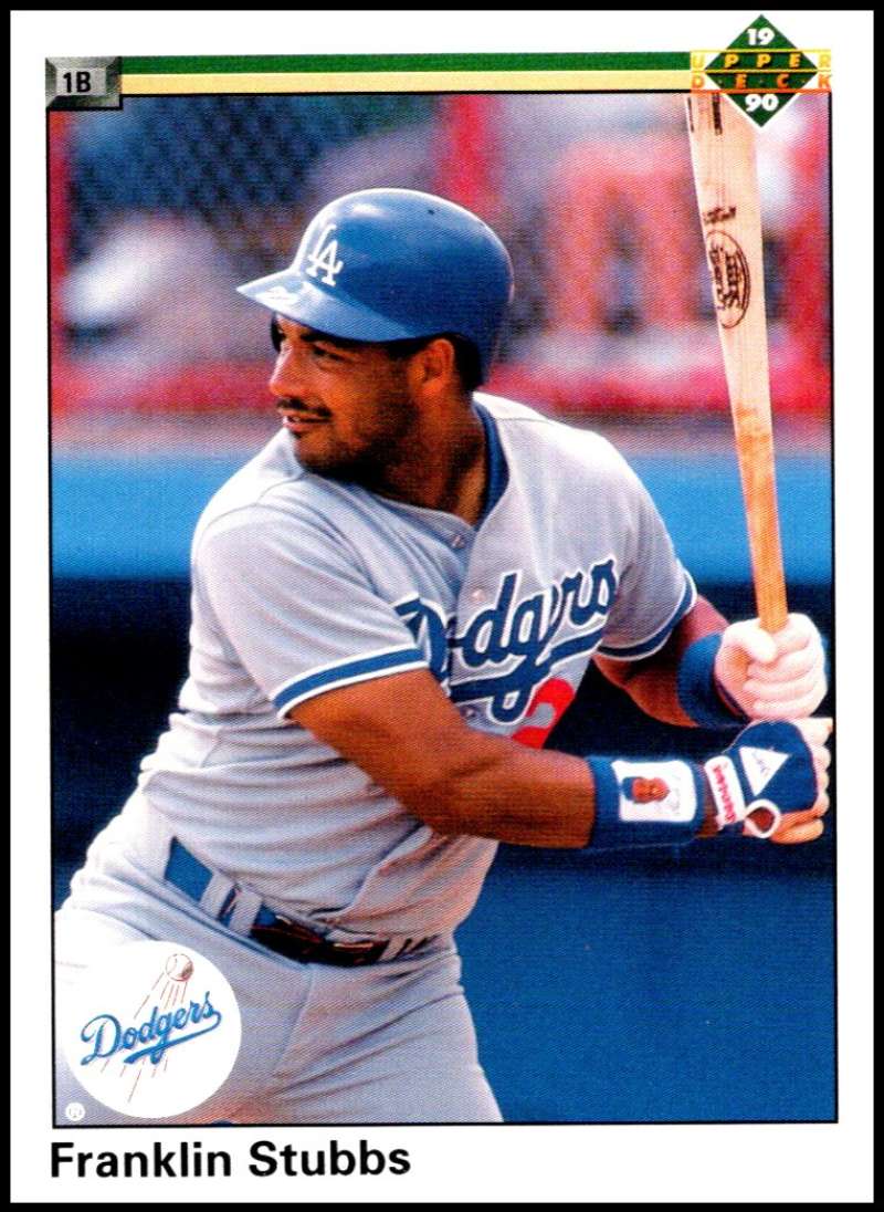 1990 Upper Deck Baseball #550 Franklin Stubbs Los Angeles Dodgers Image 1