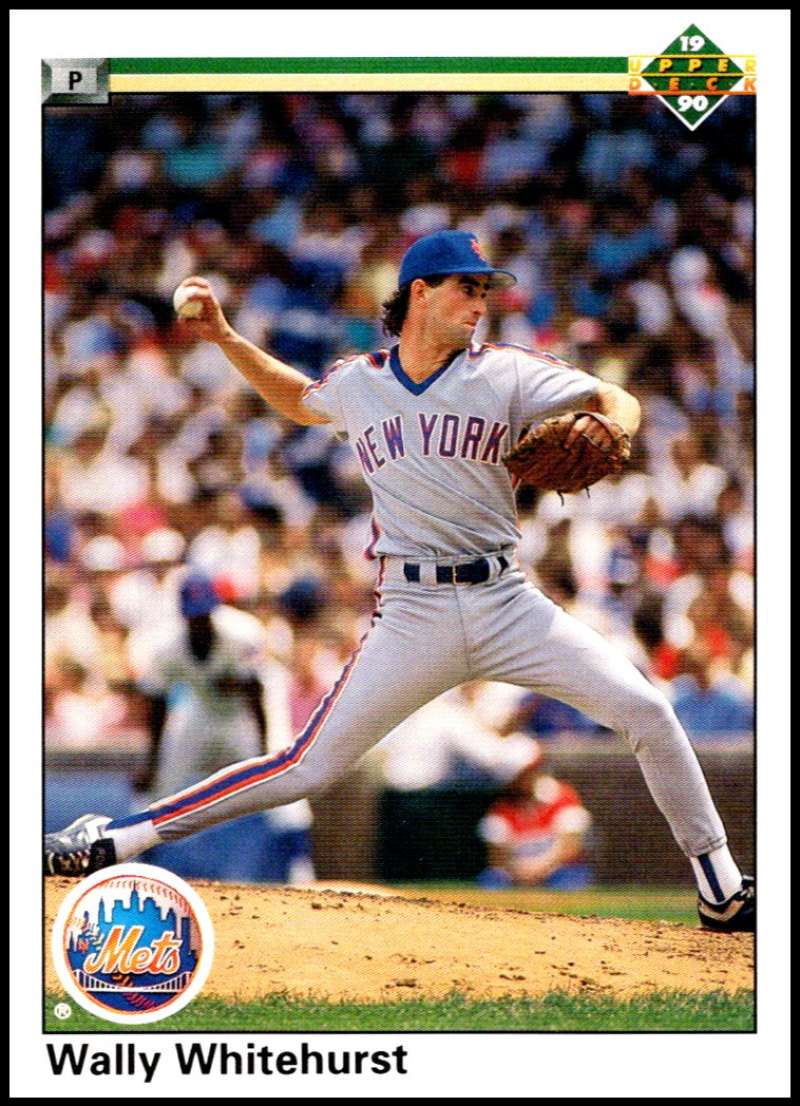 1990 Upper Deck Baseball #564 Wally Whitehurst New York Mets Image 1