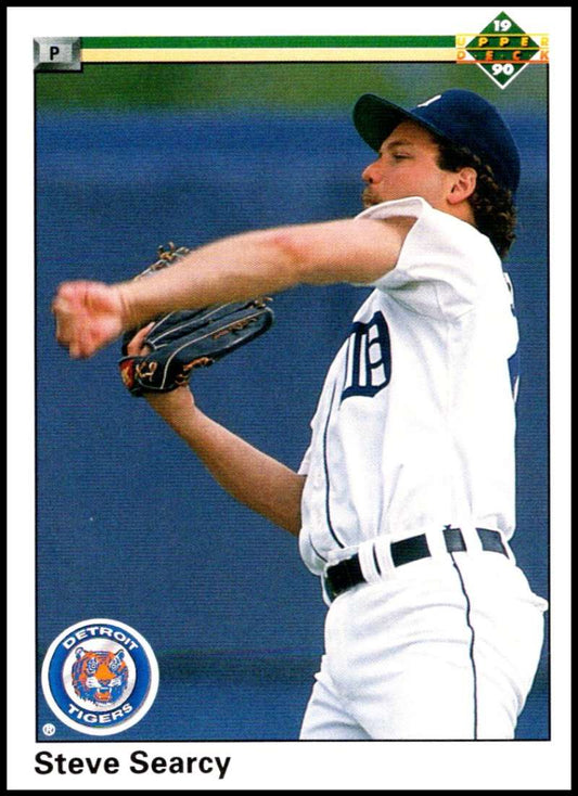 1990 Upper Deck Baseball #575 Steve Searcy  Detroit Tigers  Image 1