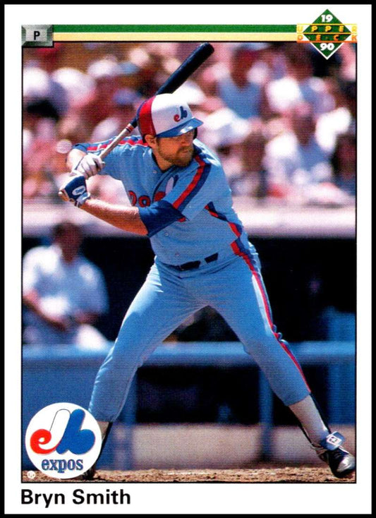 1990 Upper Deck Baseball #579 Bryn Smith  Montreal Expos  Image 1