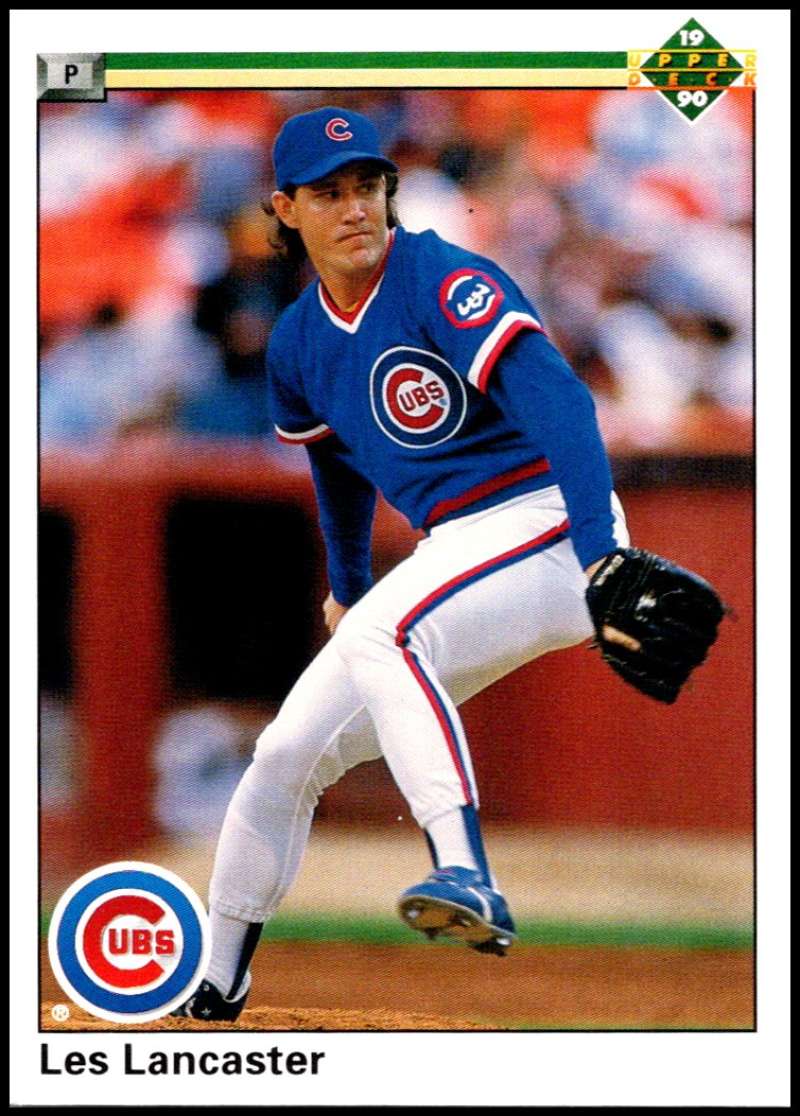 1990 Upper Deck Baseball #584 Les Lancaster Chicago Cubs Image 1