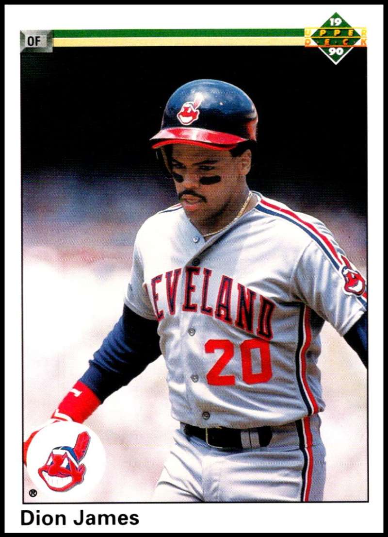 1990 Upper Deck Baseball #591 Dion James Cleveland Indians Image 1