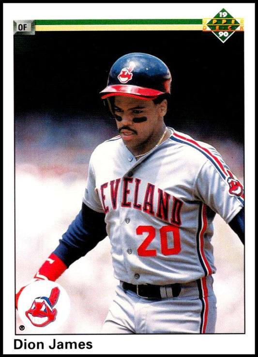 1990 Upper Deck Baseball #591 Dion James  Cleveland Indians  Image 1