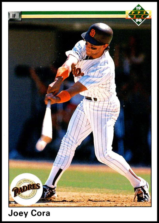 1990 Upper Deck Baseball #601 Joey Cora  San Diego Padres  Image 1