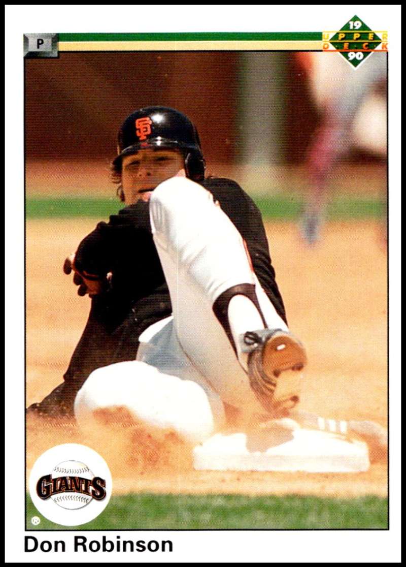 1990 Upper Deck Baseball #616 Don Robinson San Francisco Giants Image 1
