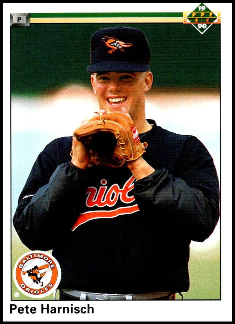 1990 Upper Deck Baseball #623 Pete Harnisch Baltimore Orioles Image 1