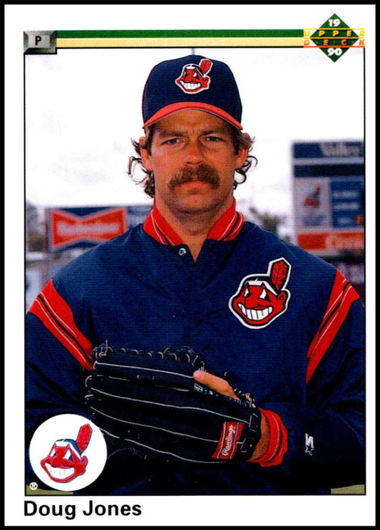 1990 Upper Deck Baseball #632 Doug Jones  Cleveland Indians  Image 1