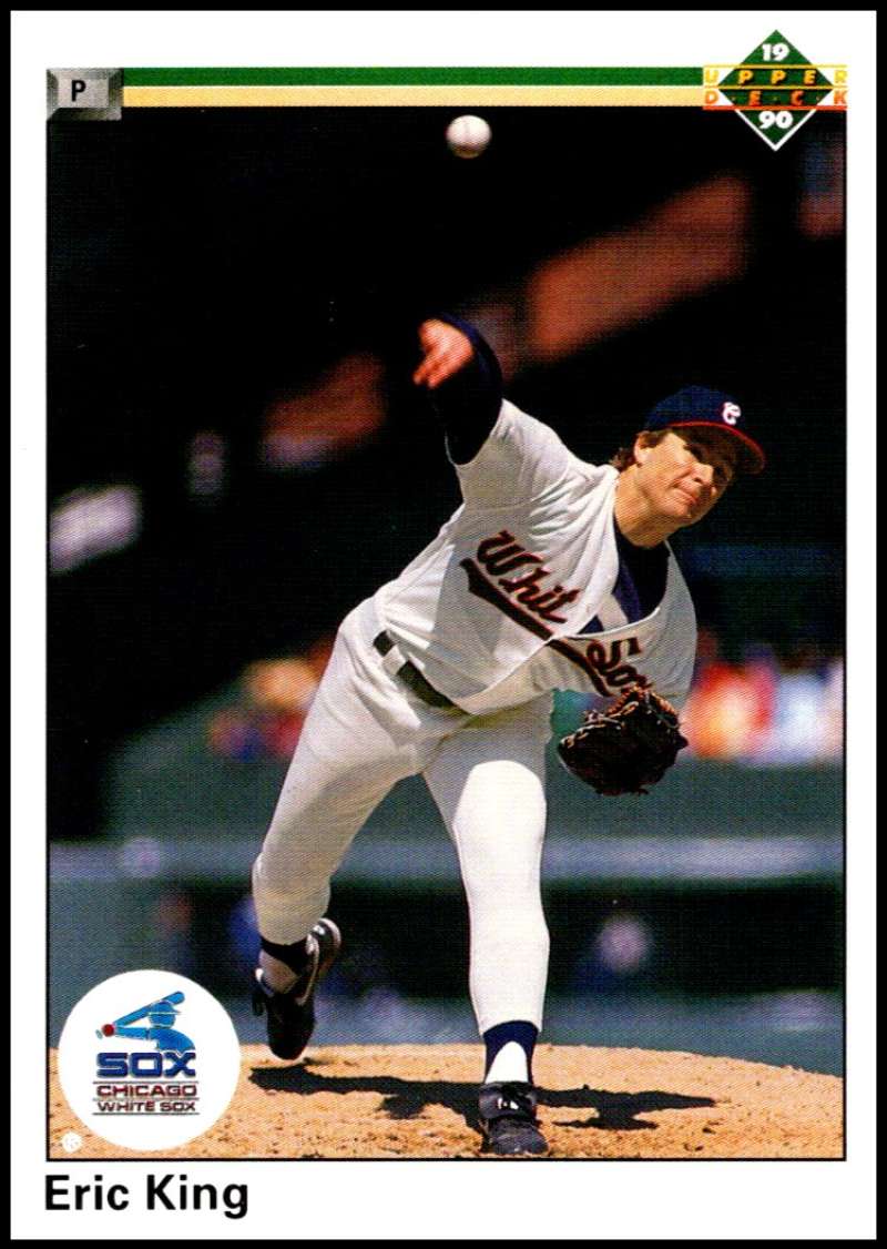1990 Upper Deck Baseball #651 Eric King Chicago White Sox Image 1