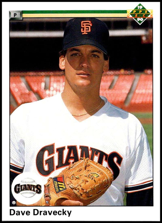 1990 Upper Deck Baseball #679 Dave Dravecky  San Francisco Giants  Image 1