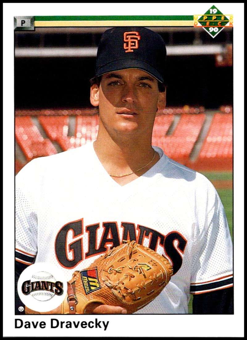1990 Upper Deck Baseball #679 Dave Dravecky San Francisco Giants Image 1